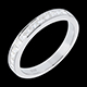 Alliance or blanc semi pav�e - serti rail  - 0.5 carats - 13 diamants