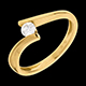 ventes on line solitaire apostrophe or jaune mm