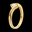 cadeau femmes Solitaire apostrophe or jaune (MM+)