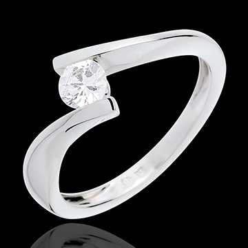achat on line Solitaire apostrophe or blanc (GM+)  - 0.31 carats