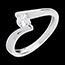 bijouteries Solitaire apostrophe or blanc (TGM) - 0.41 carats