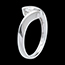acheter en ligne Solitaire apostrophe or blanc (TGM+) - 0.52 carats