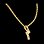 vente en ligne Pendentif apostrophe diamant (MM) - or jaune