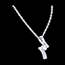 vente en ligne Pendentif apostrophe diamant (GM) - or blanc - 0.26 carats