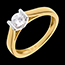 ventes Solitaire caldera or jaune-or blanc (GM+)  - 0.41 carats