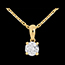 achat on line Pendentif pavage et beli�re or jaune (PM) - 7 diamants
