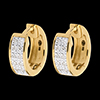 ventes en ligne  boucles d'oreilles diorama or jaune pav� (PM) - 24 diamants