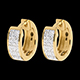 Orecchini Diorama oro giallo pav�  - 24 diamanti