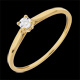 Anillo Solitario ca�a