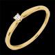 Anillo Solitario ca�a