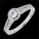 Bague Solitaire D�claration - diamant 0.3 carat