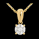 cadeaux femme pendentif pavage beliere or jaune mm carats diaman