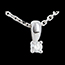 cadeau femmes Or blanc - 0,11 carat