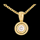 bijou or pendentif calice beliere or jaune mm 23 carats