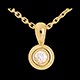 Colgante c�liz campanita oro amarillo 