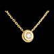 ventes collier calice or jaune mm