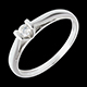 mariages solitaire caldera or blanc mm