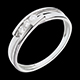 ventes bague trilogie bipolaire or blanc