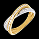achat en ligne anneau tandem pave mm 38 carats 25 diamants