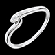 cadeaux femme bague solitaire or blanc eclosion
