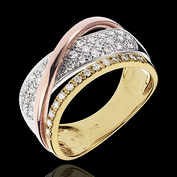 mariage Bague Royale Saturne - 3 ors