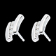 achat en ligne boucles oreilles trilogie citation or blanc diaman