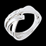 achat on line Bague trilogie torsade  - 0.26 carats