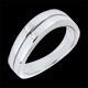 Bague Duo Toi et moi argent et diamant