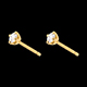 bijouteries boucles oreilles diamants mm puces or jaune 25 ca