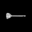 cadeaux femmes   Boucles d'oreilles diamants (MM+) - puces or blanc  - 0.25 carats