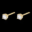 acheter en ligne Boucles d'oreilles diamants (GM) - puces or jaune - 0.3 carats