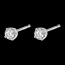 acheter on line Boucles d'oreilles diamants (TGM) - puces or blanc - 0.4 carats