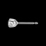 acheter on line Boucles d'oreilles diamants (TGM) - puces or blanc - 0.4 carats