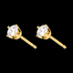 Orecchini diamanti  - punto luce oro giallo - 0.5 carati