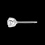 mariages Boucles d'oreilles diamants (TGM+) - puces or blanc - 0.5 carats