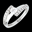 achat Solitaire mecano or blanc pav� - 0.51 carats