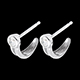 joaillerie boucles oreilles mousqueton diamant puces or blanc