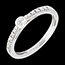 acheter on line Solitaire diamant rond - or blanc pav� - 0.33 carats