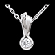 femme pendentif trophee or blanc