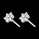 mariage boucle oreilles lotus pavees 33 carats