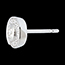 vente en ligne   Boucles d'oreilles bouton or blanc  - 0.25 carats