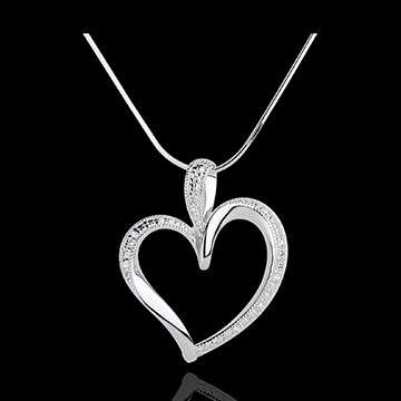 acheter on line Pendentif Arty-Coeur - 20 diamants