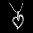 acheter en ligne Pendentif Arty-Coeur - 20 diamants