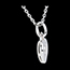 cadeaux femmes Pendentif coeur pav� or blanc (PM) - 7 diamants