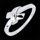 Bague Lien trilogie argent et diamant