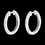 mariages Cr�oles semi pav�es or blanc (MM) - 26 diamants