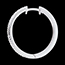 ventes Cr�oles semi pav�es or blanc (GM) - 32 diamants