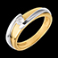 vente en ligne Solitaire bipolaire or jaune-or blanc