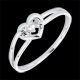 Anello Mon Amour oro bianco e diamante