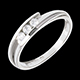 bijouteries trilogie bipolaire or blanc mm diamants